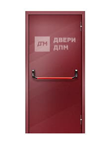 Глухая противопожарная дверь ДПМ-01 EIS однопольная с антипаникой